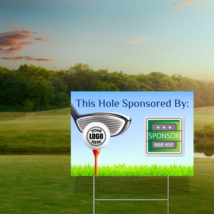 Golf Hole Sponsor Yard Sign
