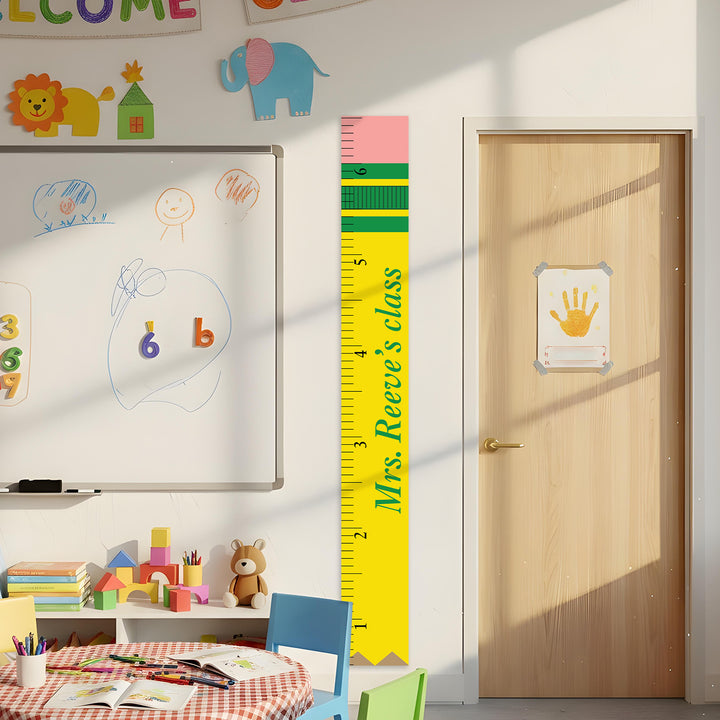 Classroom Pencil Growth Ruler