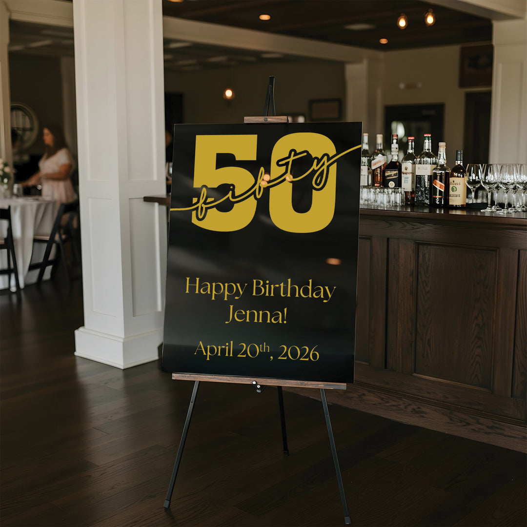 Swoopy Age Birthday Sign