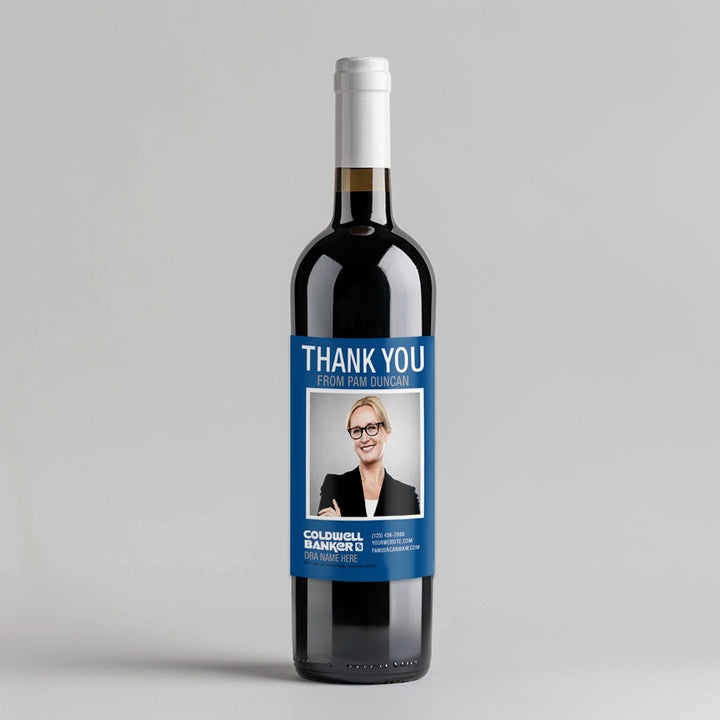 Large Photo Coldwell Banker Wine Label