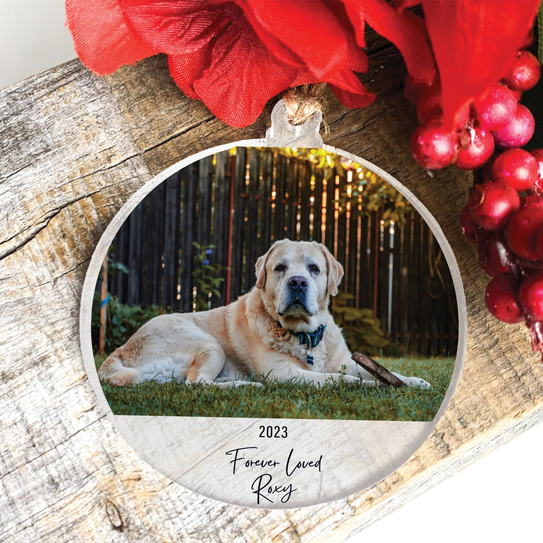 Acrylic Forever Loved Christmas Ornament