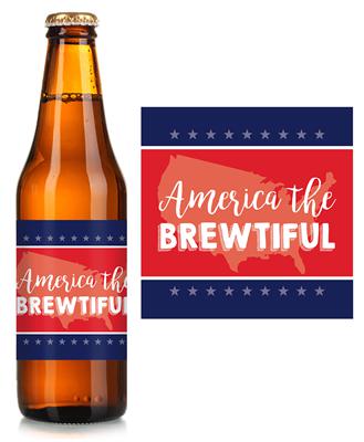 America The Brewtiful Beer Label