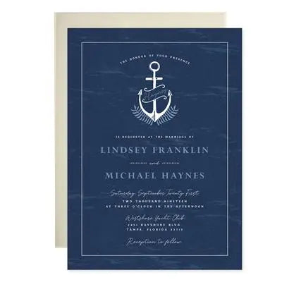 Anchor Wedding Invitations