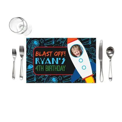 Astronaut Birthday Placemats