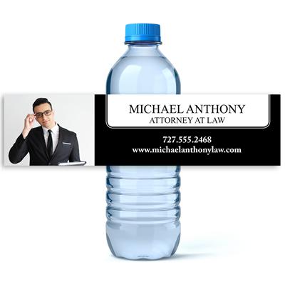 Attorney Law Firm Water Bottle Labels