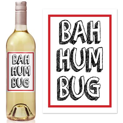 Bah Hum Bug Wine Label