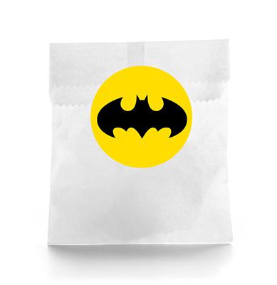 Batman Favor Labels