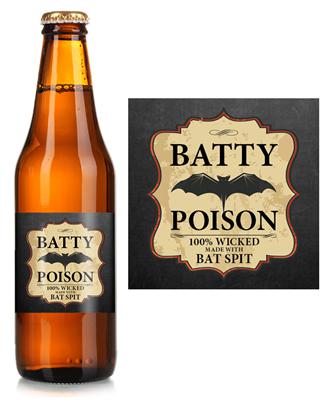 Batty Beer Label