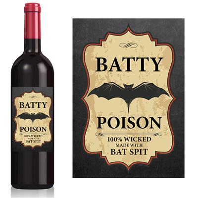 Batty Wine Label
