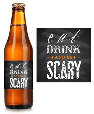 Be Scary Beer Label