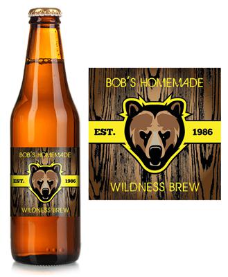 Bear Beer Label