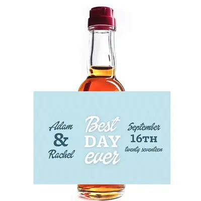 Best Day Ever Mini Liquor Label