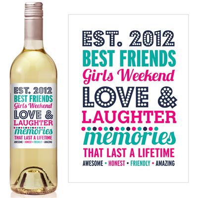 Best Friend Established Wine Label
