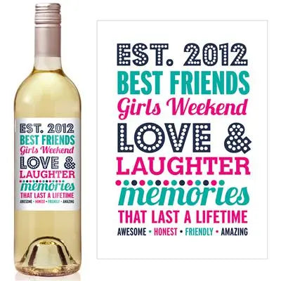 Best Friend Established Wine Label