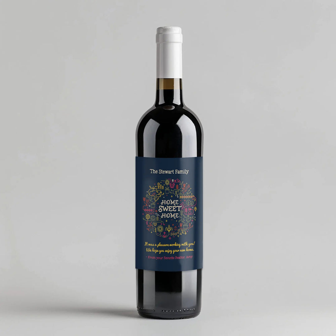 Birds Broker Wine Label iCustomLabel