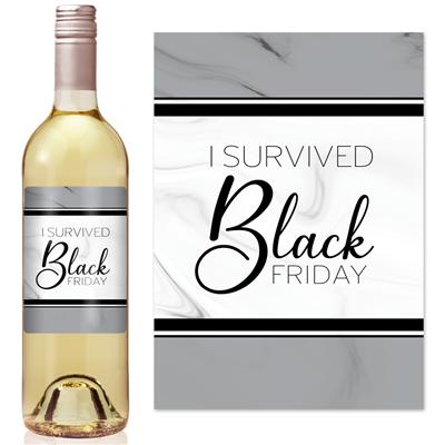 Black Friday Wine Label