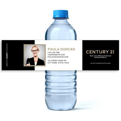 Block Photo Century 21 Water Bottle Labels