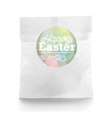Bokeh Easter Favor Labels