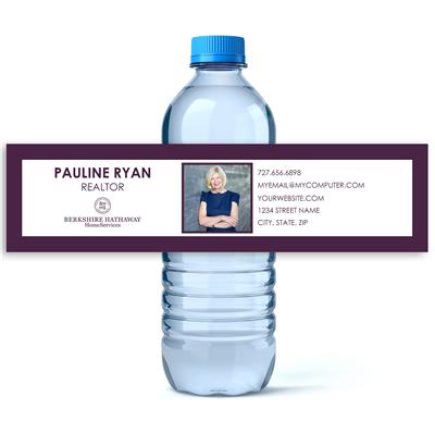 Border Berkshire Hathaway Water Bottle Labels