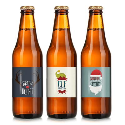 Brew Named Christmas Beer Label Set