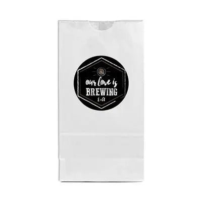 Brewing Hexagon Favor Labels