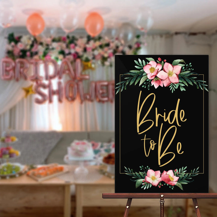 BRIDE TO BE BRIDAL SHOWER WELCOME SIGN - Wedding