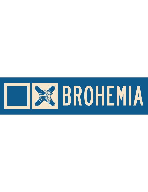 Brohemia Ski Trail Metal Sign