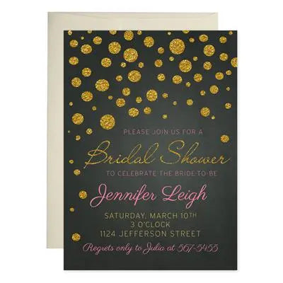 Bubbles Bridal Shower Invitations