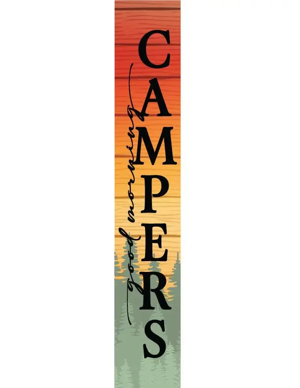 Campsite Welcome Sign