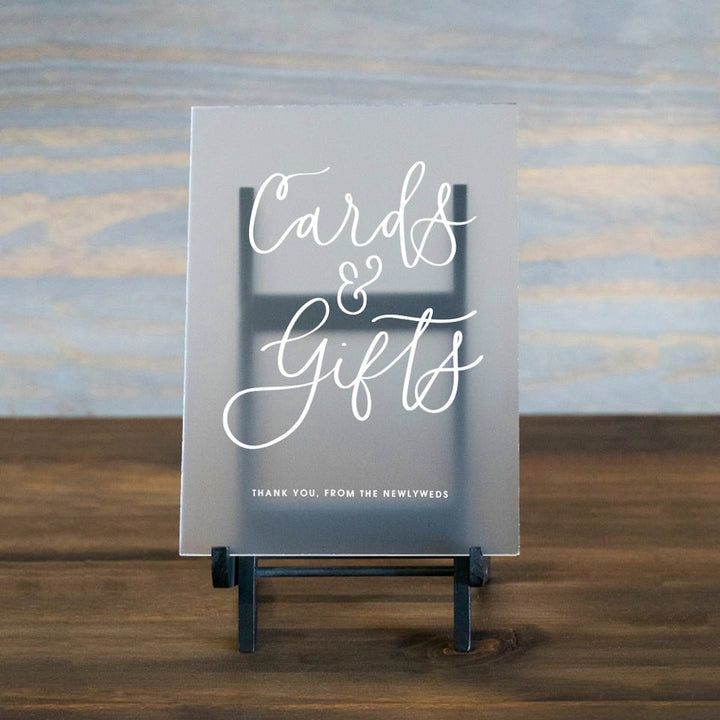 Cards And Gifts Wedding Table Sign