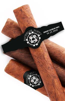 Casino Bachelor Party Cigar Bands