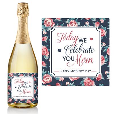 Celebrate Mom Champagne Label