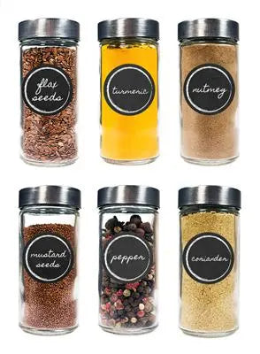 Chalkboard Spice Labels