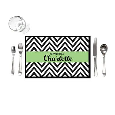 Chevron Birthday Placemats