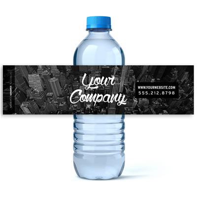 City Business Water Bottle Labels
