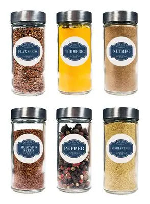 Classic Frame Navy Spice Labels