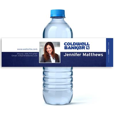 Coldwell Banker Real Estate Water Bottle Labels
