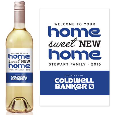 Coldwell Banker Stacked Realtor Wine Label