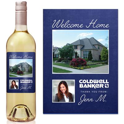 Coldwell Banker Welcome Realtor Wine Label