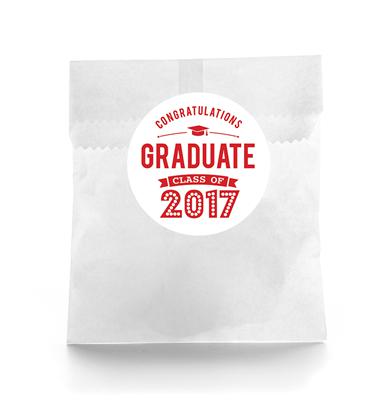 Congrats Banner Graduation Favor Labels