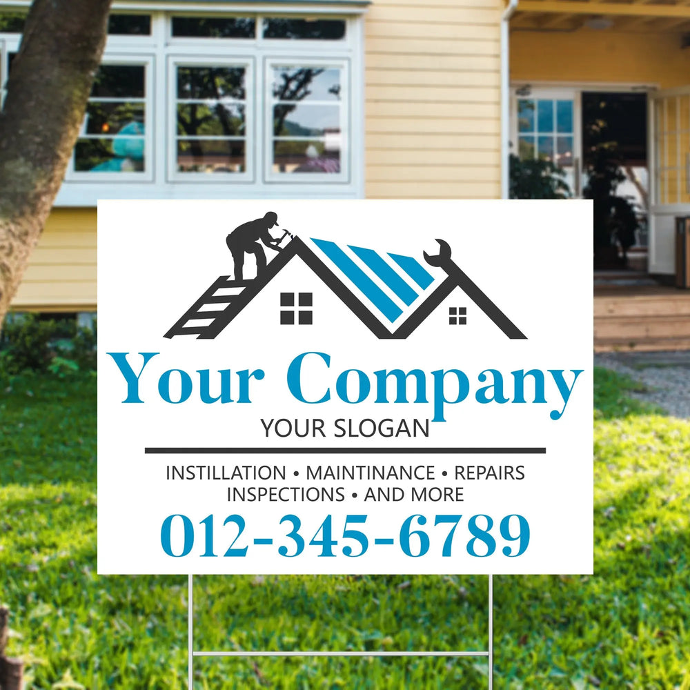 Construction Yard Sign - iCustomLabel