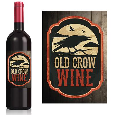 Crow Wine Label
