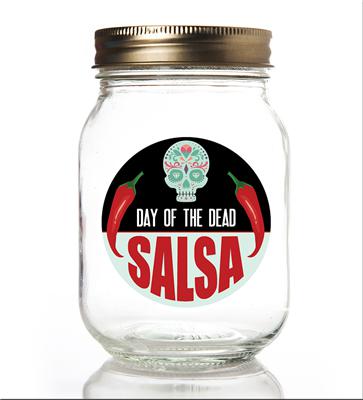 Day Of The Dead Canning Label