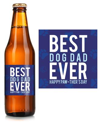 Dog Dad Beer Label
