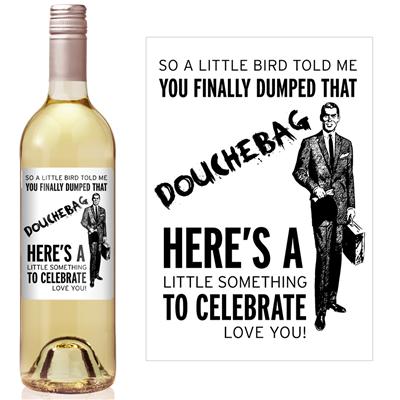 Douchebag Wine Label