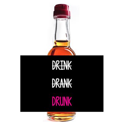 Drink Drank Drunk Mini Liquor Label