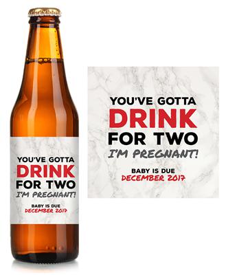 Drink For Two Beer Label