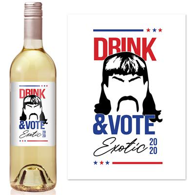 Drink and Vote Wine Label