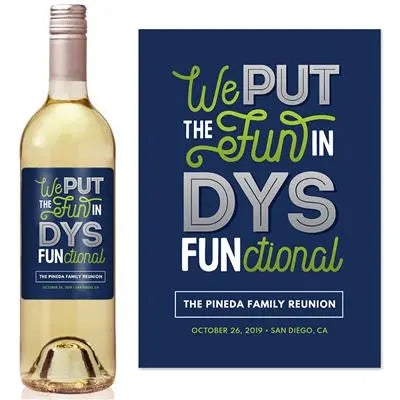 Dysfunctional Wine Label