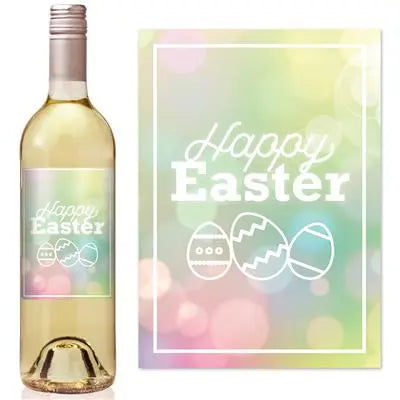 Easter Bokeh Wine Label